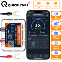 QUICKLYNKS BM6 Wireless Bluetooth Car Battery Monitor 12V Battery Tester Charging Cranking Test Battery Analyzer for Android IOS