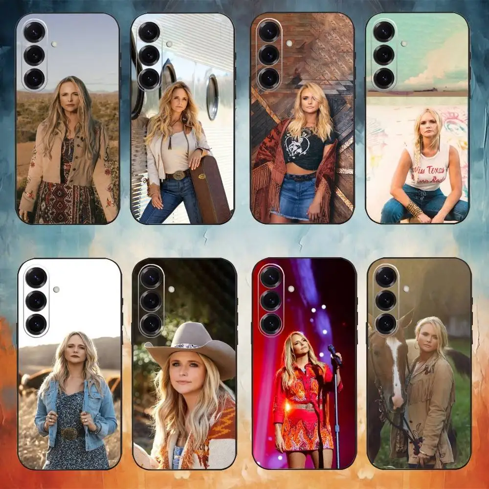 

Platinum Miranda L-Lambert Phone Case For Samsung GalaxyA13,21s,22,31,32,52,53,71,72,73,Soft Black Cover