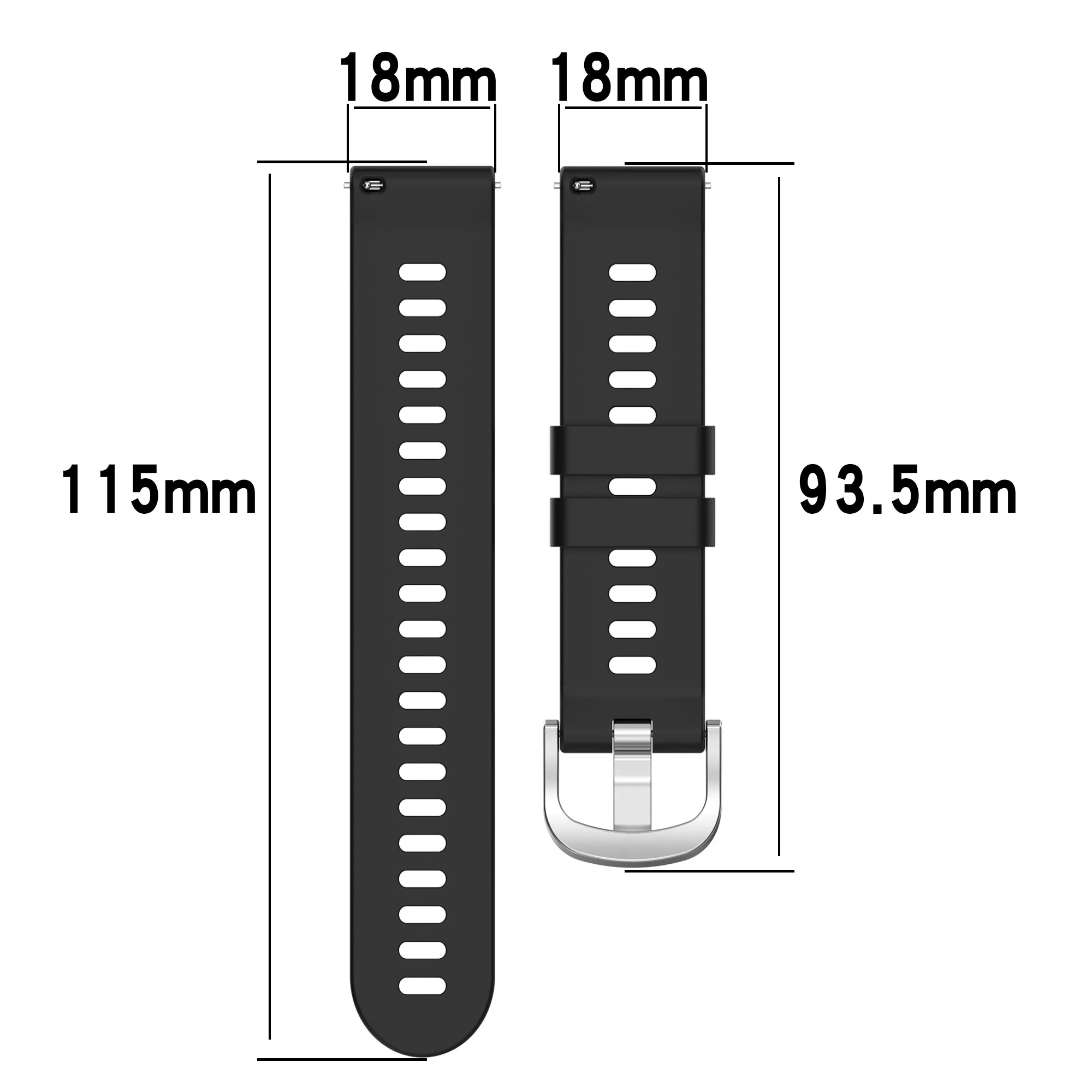 18mm Strap For Garmin Forerunner255S Official Silicone Band SmartWatch Fashion Sports Replacement Bracelet Wristband Accessories image 6