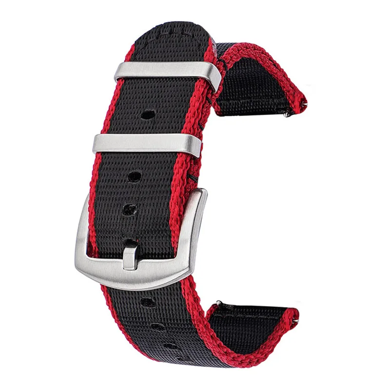 Nylon Strap Watch Band for Huawei Watch3 Pro GT2 Wristband for Samsung Galaxy Watch 4 Quick Release 18mm 20mm 22mm 24mm Strap