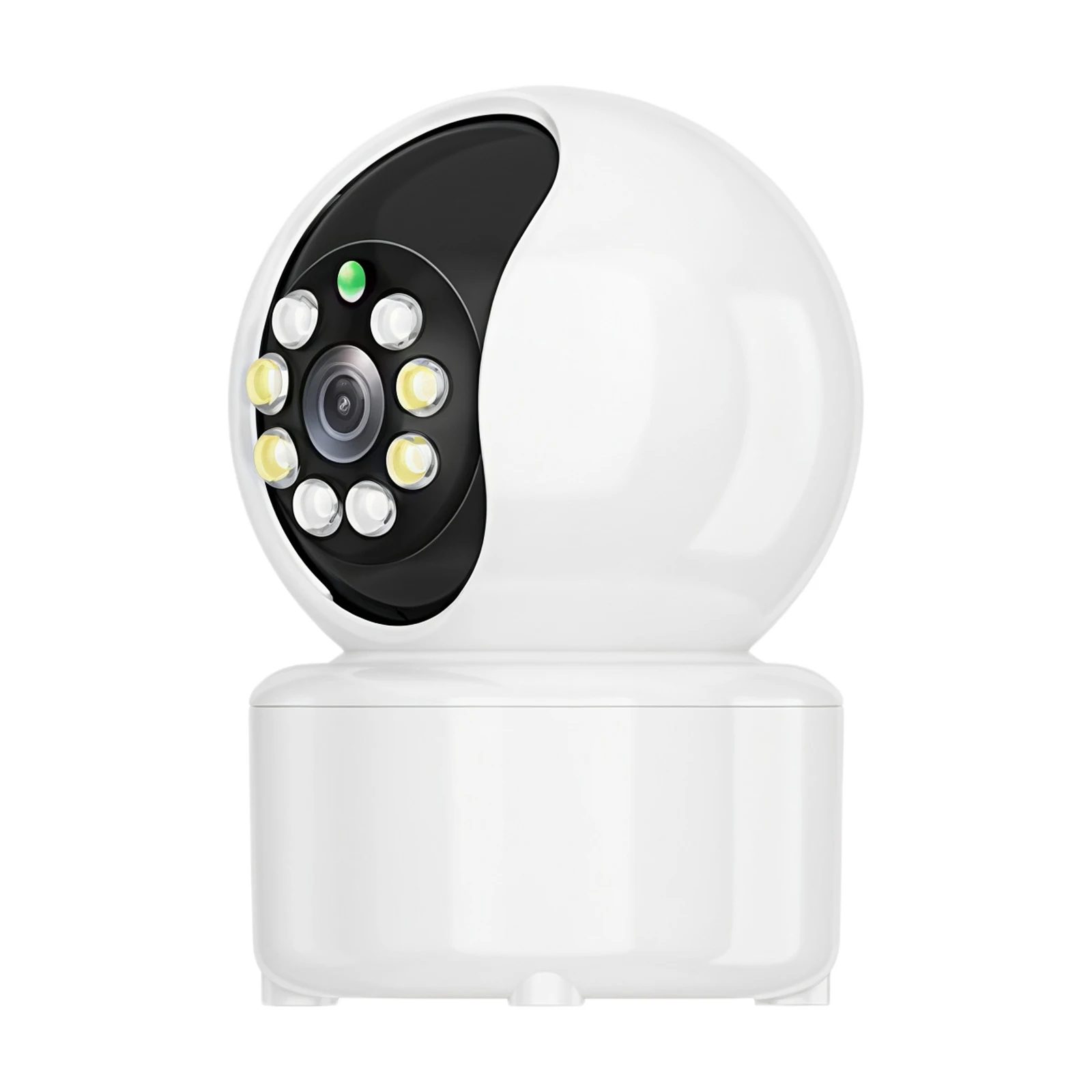 WiFi Indoor Home Camera 720P Night Vision Motion Detection Two-Way Audio Memory Card Remote Monitoring Wide Angle