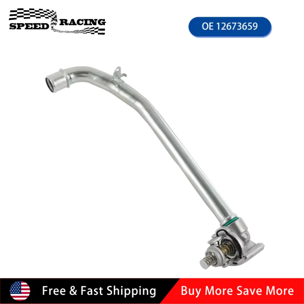 

902-2115 Высококачественный алюминиевый корпус термостата в сборе для Buick Regal Sportback GS 3.6L V6 2018-2020 Sliver SC-1047