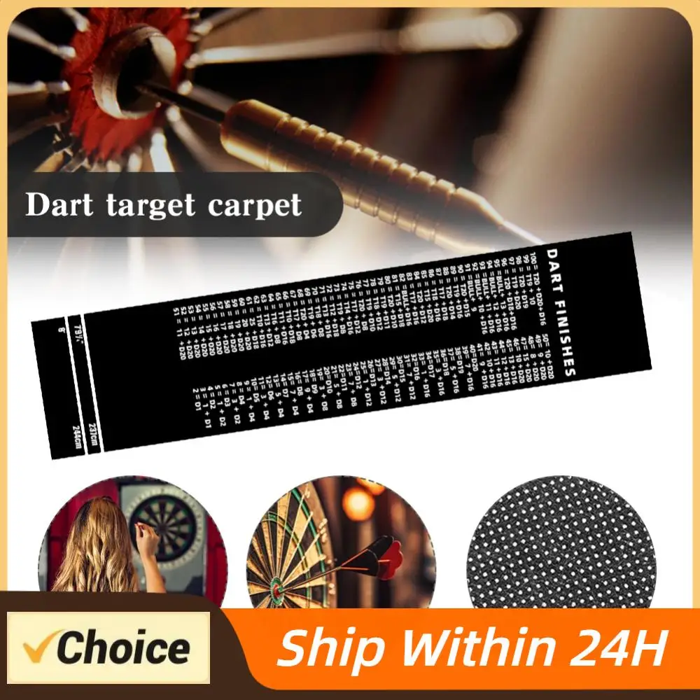 

Darts Mat Checkouts with Throw Lines Dart Floor Mat Professional Darts Mat Dart Points and Flooring Protector for Dart Game