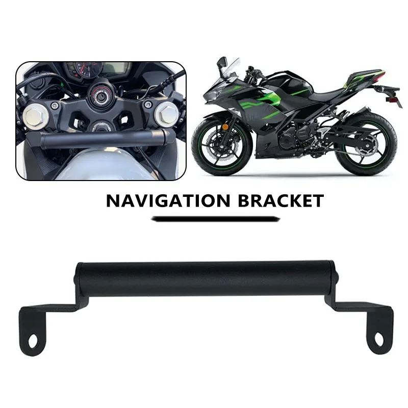 Motorcycle GPS/Smart Phone Navigation Plate Bracket Adapt Holder For KAWASAKI NINJA400 NINJA250 For Ninja 400 2018-2023