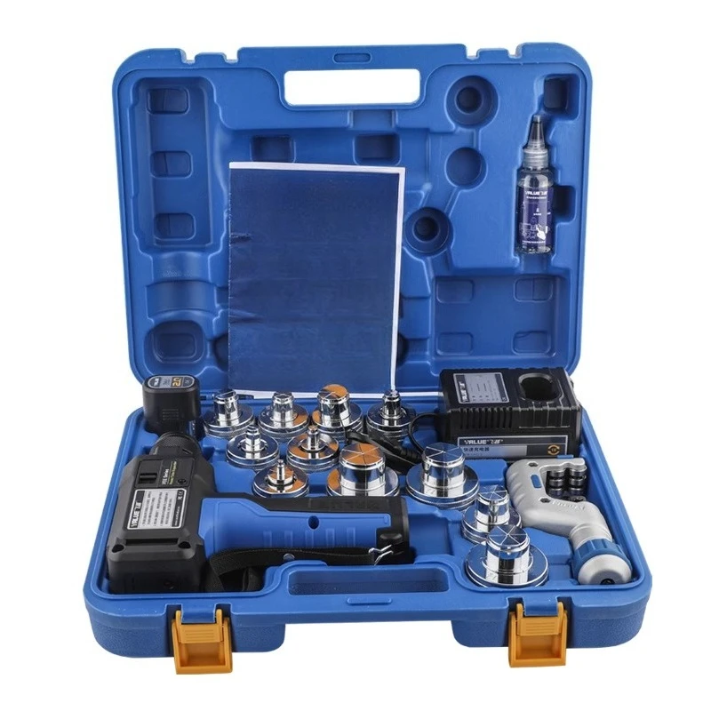 Lithium battery tube expander VEE-2 air conditioner cold storage refrigeration tube copper tube mouth expander electric