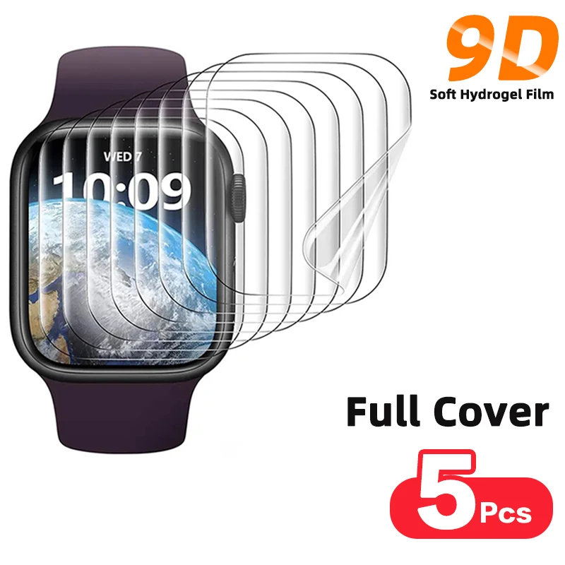 5Pcs Soft TPU Hydrogel Film For Garmin Venu 3S 3 Movie Sport Watch Screen Protector For Garmin Venu3 Anti-Scratch Film Not Glass