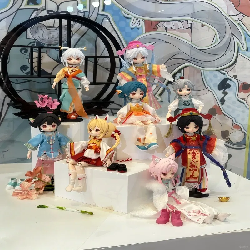 

Nagi Beast Tread Wind Song Series Blind Box BJD12 Branch Joint Movable Doll Figure Ornament Gift