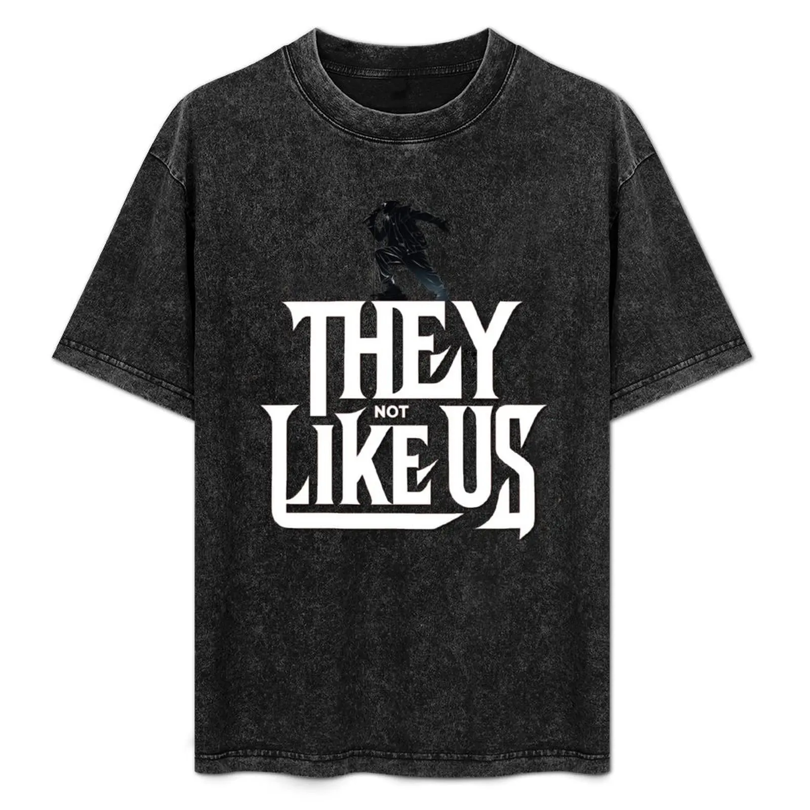 

They Not Like Us- KL T-Shirt Basic Solid Color Short Sleeve T-Shirt