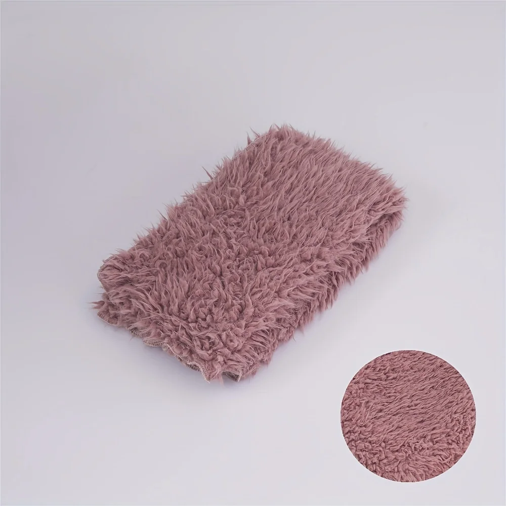 Baby Rectangular Blanket Newborn Photography Props Toddler Photo Blankets Infant Wrap Mat Costume Bed Basket Filler Cushion