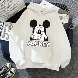 Lovely Fashion Pattern Male Sweatshirts Loose Pocket Mickey Mouse Cartoon Clothing Men Hoodies Autumn Winter Popular Pullover