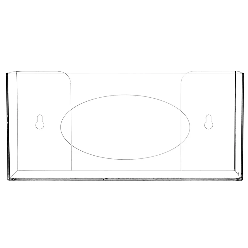 

SEWS-3X Glove Box Holder Glove Dispenser Wall Mount, Acrylic Gloves Dispenser Clear Disposable Glove Holder Glove Rack