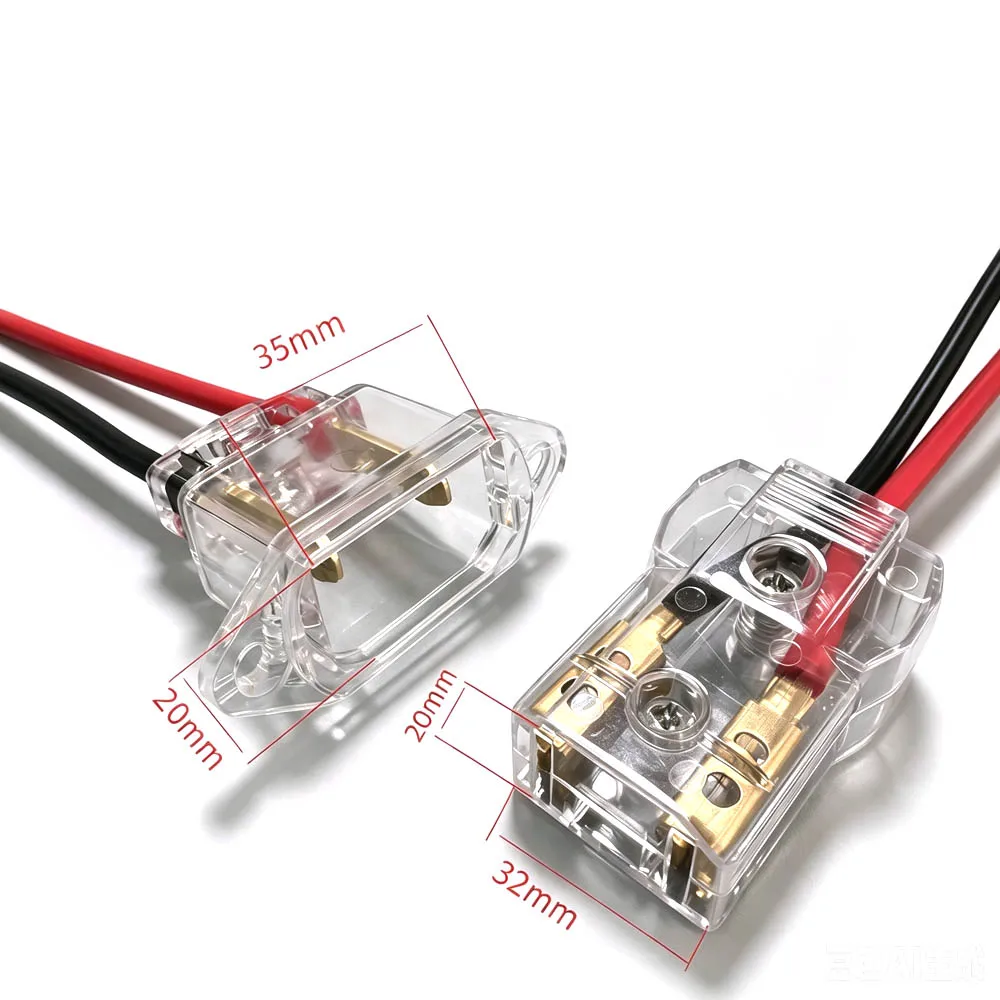 E-bike Plug Socket Charger Electric Scooter Vehicle Charging Socket E-bike Car Plug Cable Wire Connector 2P Hole Socket Connecto