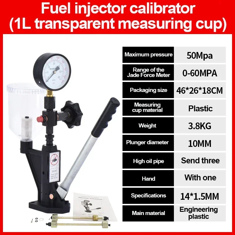 CR-C Multifunction CRIN Diesel Common Rail Injector Tester Diesel Piezo Injector Tester + S60H Injector Validator Simulator