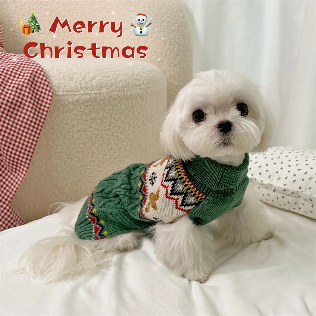 Christmas Reindeer Dog Sweater 5