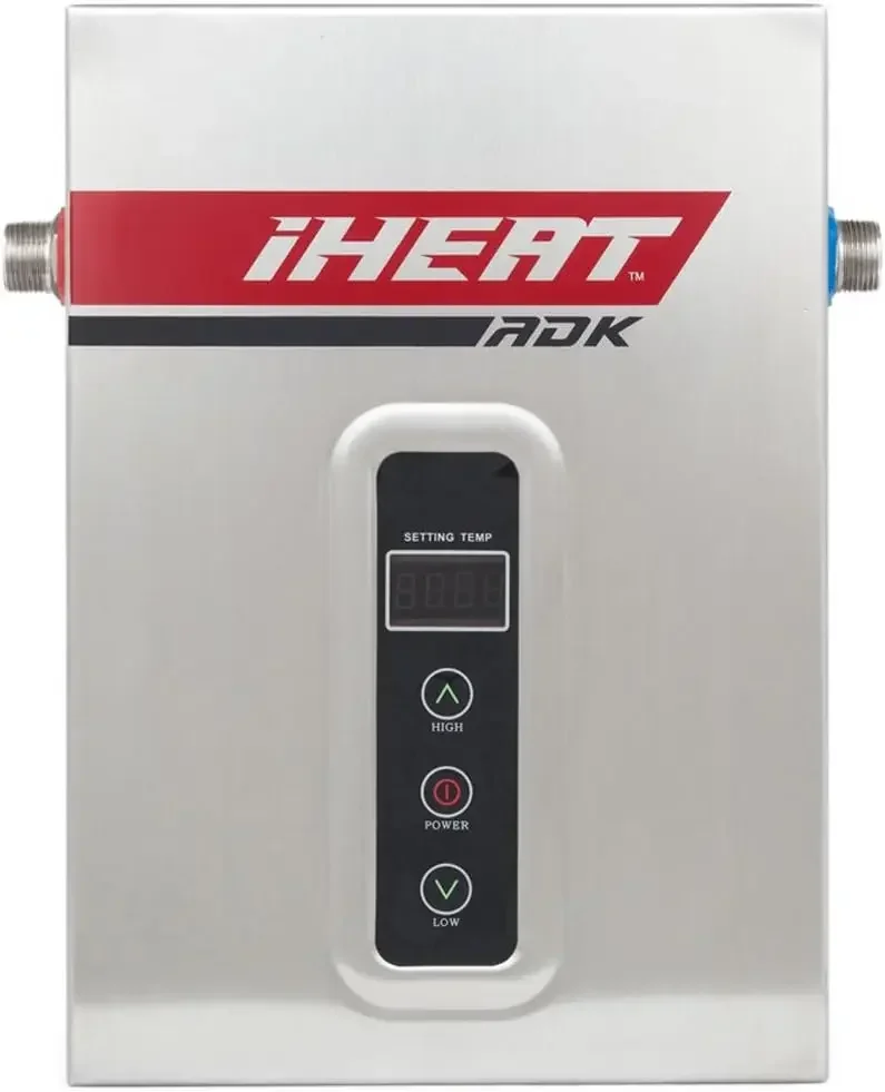 S-14 240V 59A 14KW Stainless Steel Enclosure 7.2" by 11" by 3" 1/2"CPT 36' AWG#6 Electric Water Heater, 7.5 lb