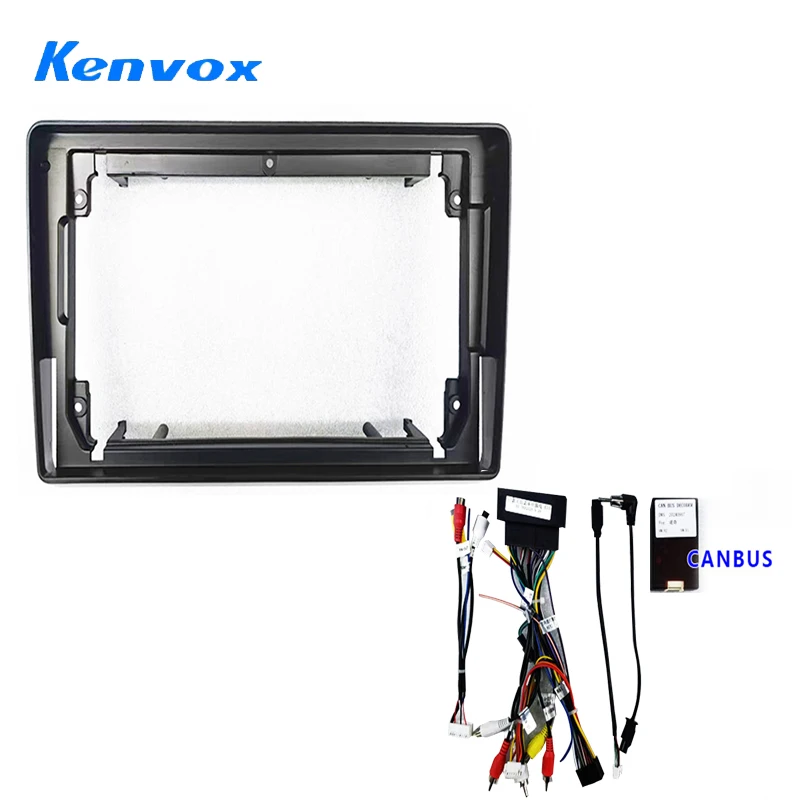 2 Din 9inch Android Car radio Frame For Dodge Ram Center Control Dashboard Fascia Stereo Panel Dash Kit