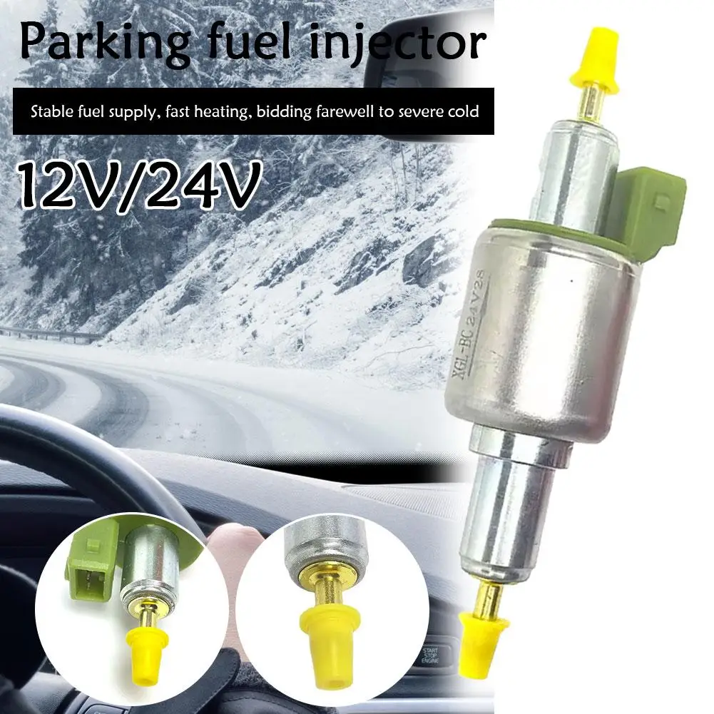 Pompa Oli Bahan Bakar Diesel Mobil 12V 24V Dengan Steker Pemanas Parkir Udara Untuk Pemanas Webasto Eberspacher Pemanas Mobil H1K5