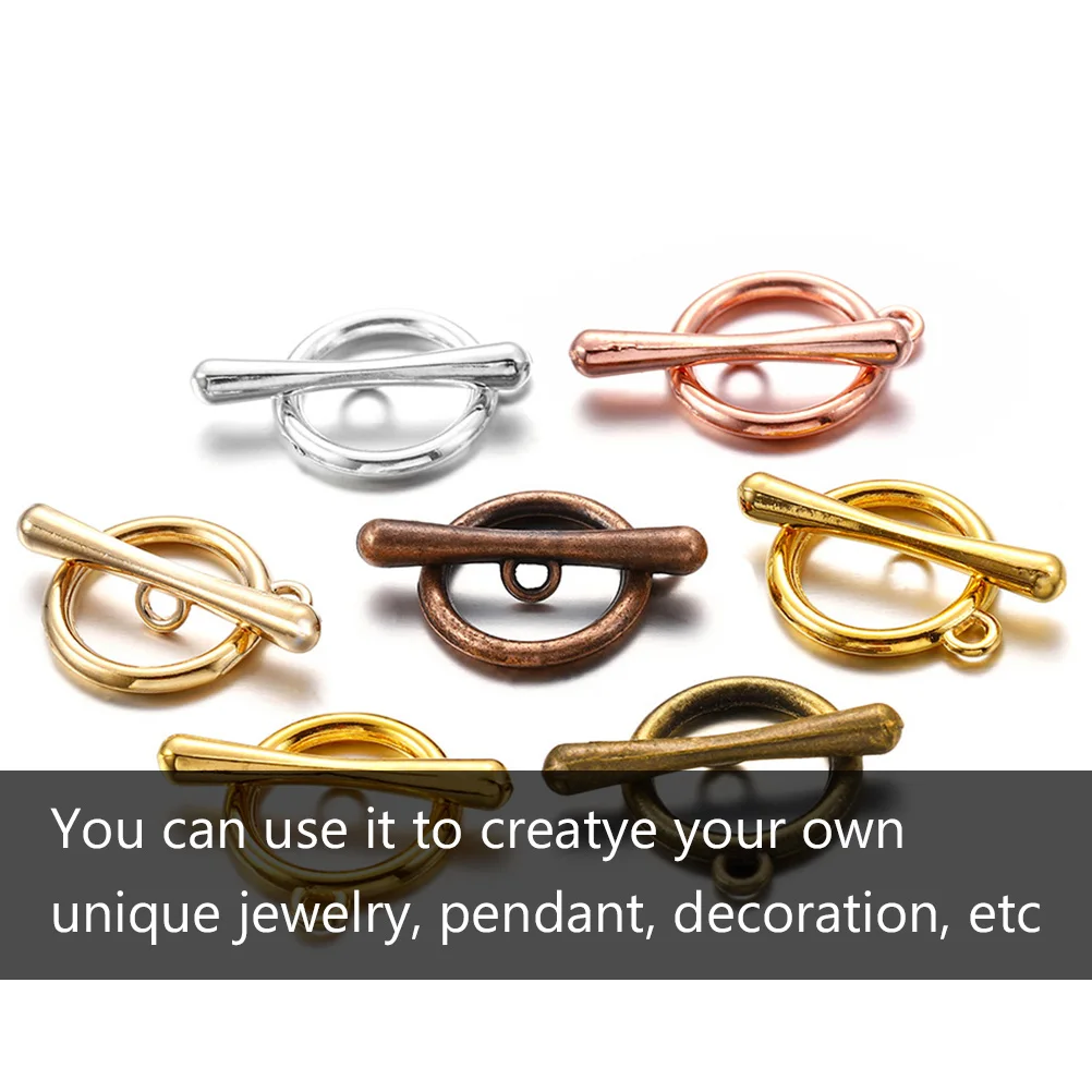 

60pcs OT Clasp Zinc Alloy Durable Elegant DIY Jewelry Making Supplies Bracelets Crafts Gifts Accessories Tools Beads