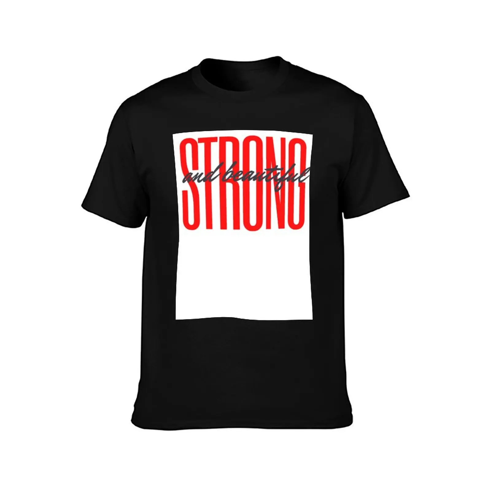 Strong Beautiful Lady Gym Workout Fitness Muscles T-Shirt Summer Casual Cotton Tee Oversized Streetwear Tops Unisex Men Women