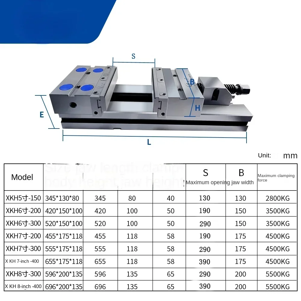 Suitable for Quick Change Wrench Jaw Precision Tiger Vice CNC Machining Center Bench Vice Angle Lock-Style Flat-Nose Pliers