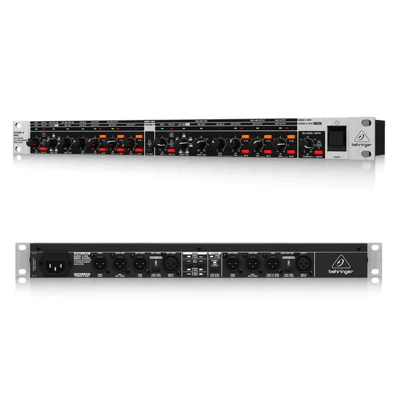 Behringers CX3400 High Precision Rack Mounted Stereo 2 Division Mono 3 Division Analog Audio Signal Divider