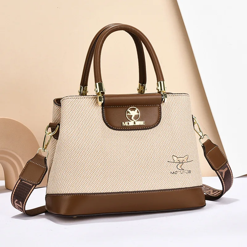 

Large Capacity New Fashion PU Leather Crossbody Bags Women Zipper Shoulder Bag High-quality Exquisite Womens Purse and Handbags