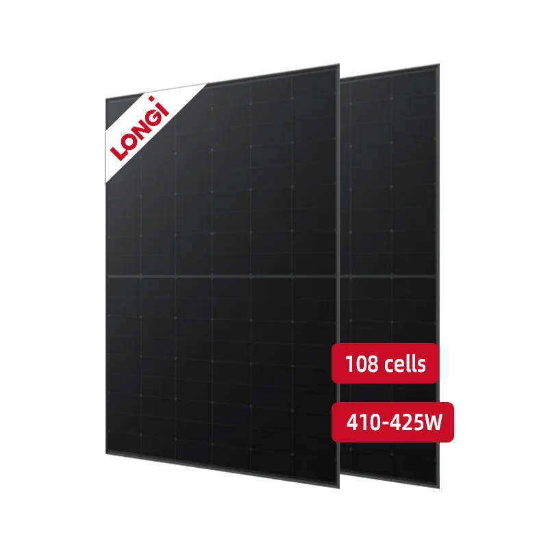 

Full Black Longi Solar Panel Rotterdam Europe Warehouse 410W 415W 425W 440W Shingled Mono Panels 400 Watt Germany