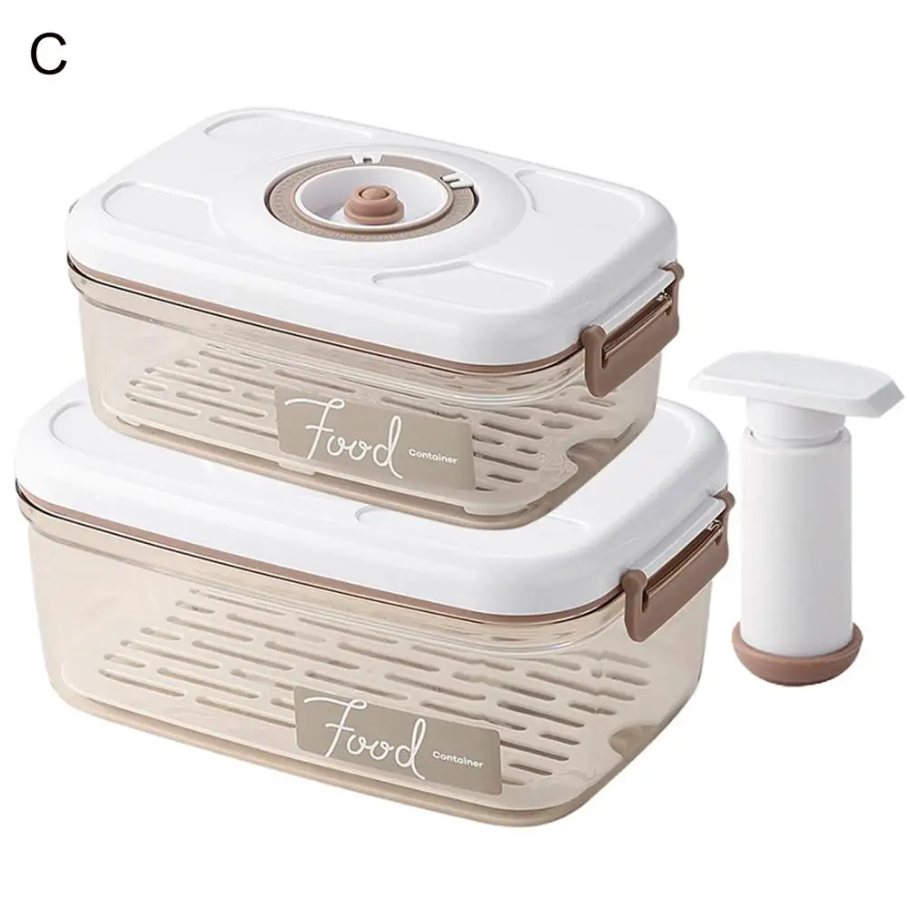 Vacuum Seal Food Containers Stackable Vacuum-sealed Containers Vacuum Storage Food Containers with Pumping for Kitchen