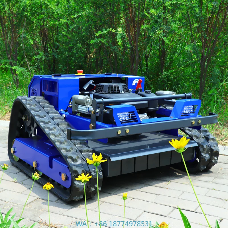roke Euro 5 Emission Remote Control Lawn Mower-550 All Terrain Intelligent 150mm Mowing Robot Industrial  4-St