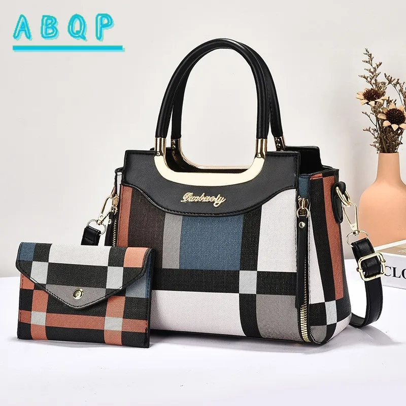 Women's Handbag Luxury Brand 2-piece Set Women's Shoulder Messenger Bag Personalized Fashion Casual Women's Bag Large Capacity