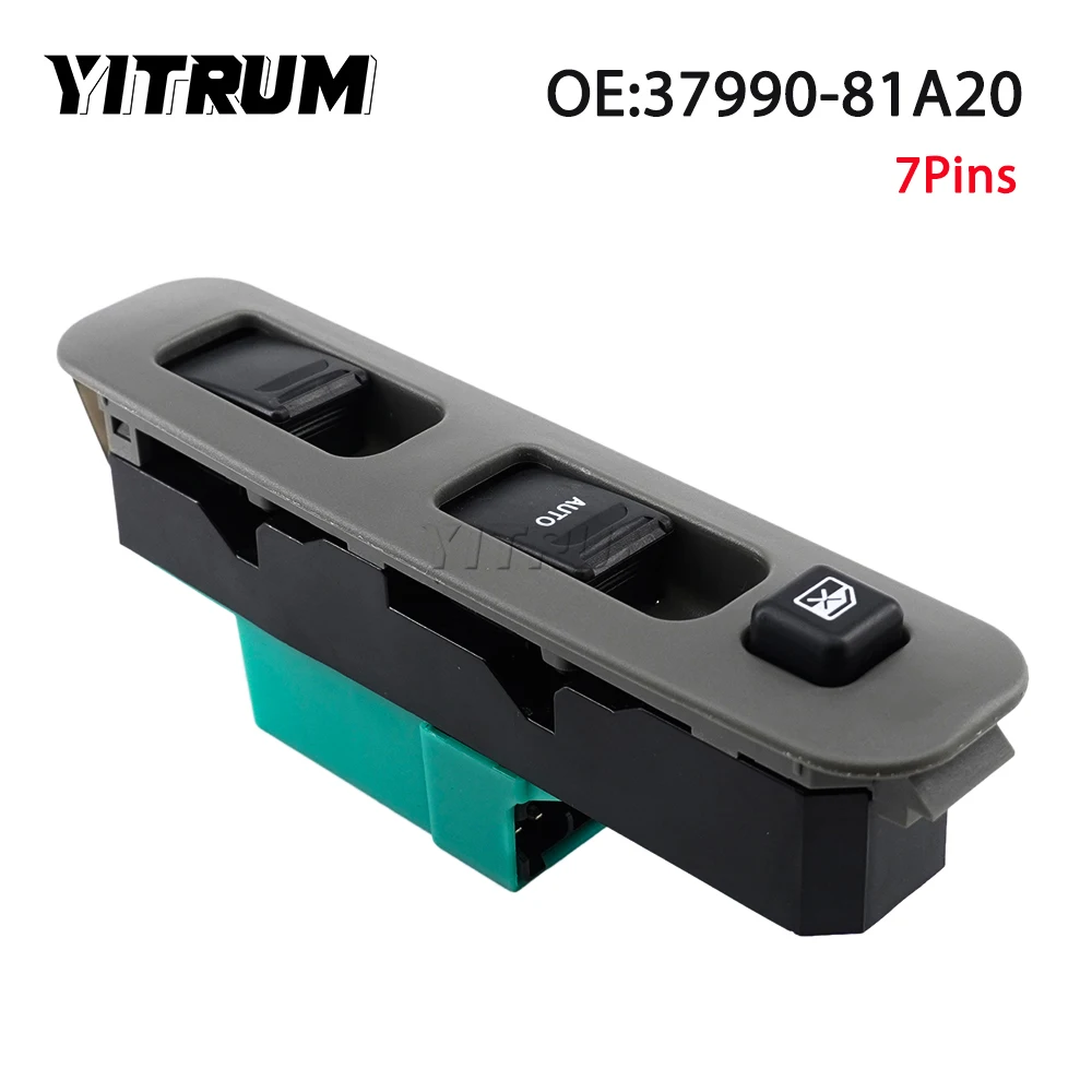 YITRUM 37990-81A20 37990-81A01 Power Window Lifter Switch For Suzuki Jimny FJ 1.3 16V 1998 1999 2000 2001 2002 2003 2004-2015