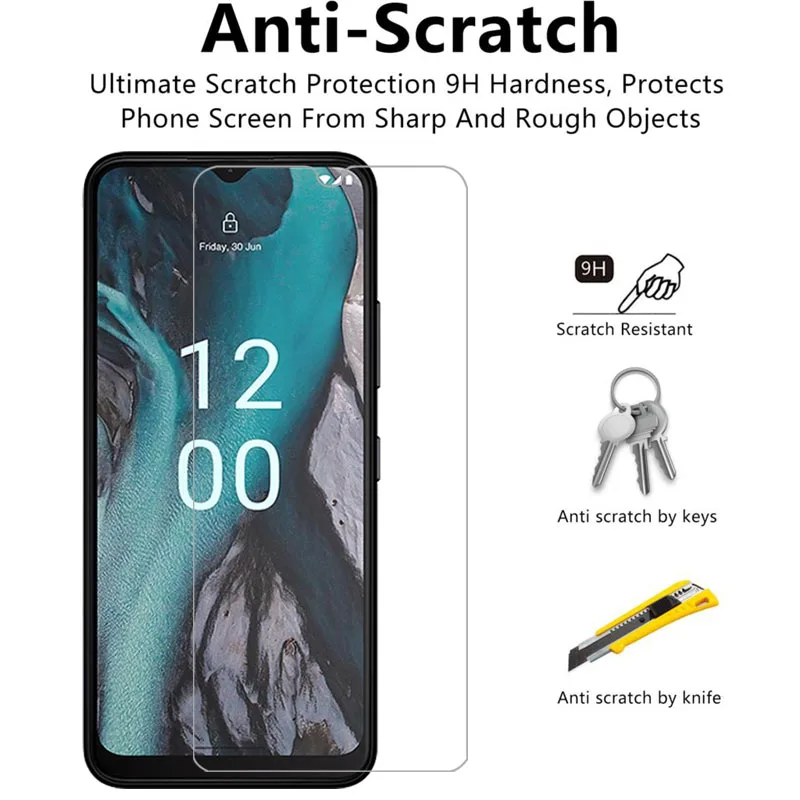 حافظة هاتف لهاتف نوكيا c22 c32 واقي شاشة من الزجاج المقسى على نوكيا 22 نوكيا 32 c 22 32 22c 32c الغطاء الخلفي 360 واقي نوكي