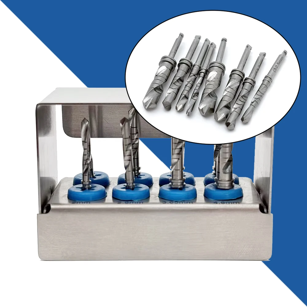 

Набор прецизионных пилотных сверл для дентальных имплантатов – стерильные титановые фрезы для поднятия верхнечелюстного пазухового дна и направляемой хирургии