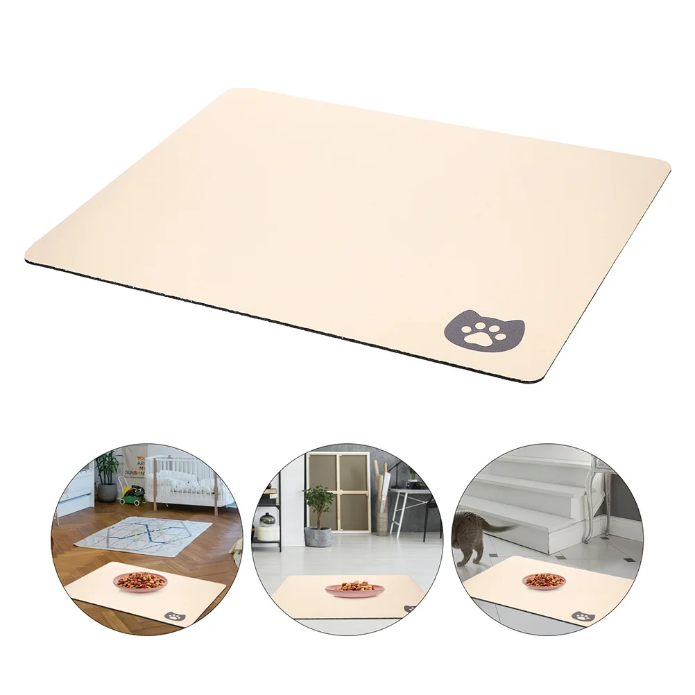 

Reusable Absorbent Pet Feeding Mat Diatomite Lightweight No Stains Dog Food Water Bowl Cat Mat Thick Pet Placemat
