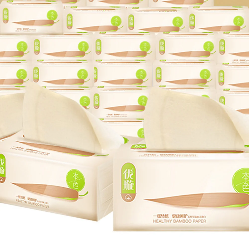 6 عبوات مناديل ورقية من لب الخيزران ناعمة وآمنة للاستخدام اليومي مثالية لبار الفندق والمساحات العامة سريعة الامتصاص #4