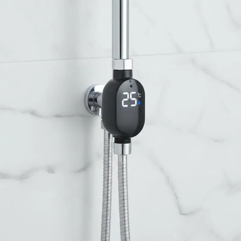 Bath Thermometer Intelligent Touch Activation Waterproof LED Display Easy Read for Newborn Bath Safety Essentials