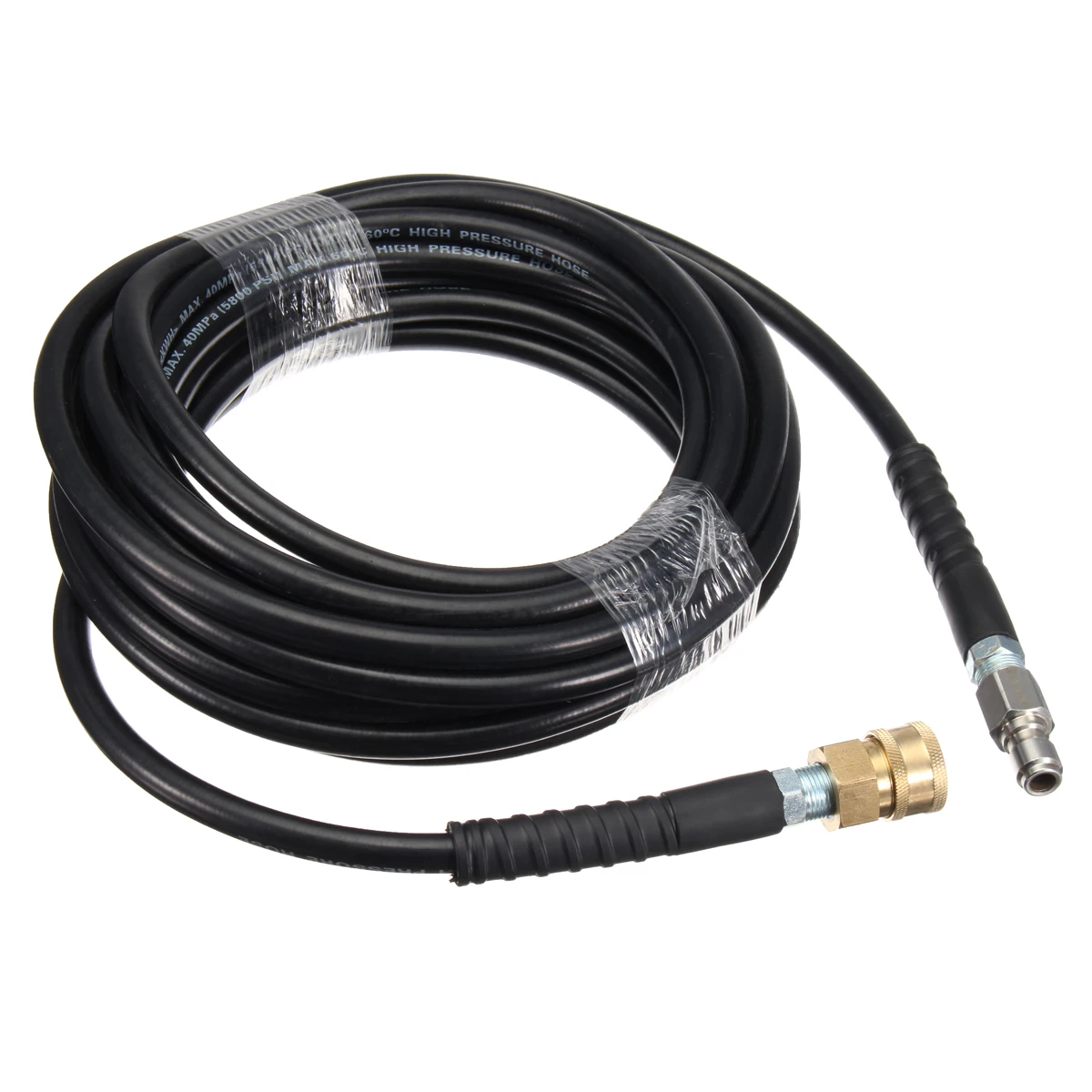 10M Tube 3/8 Quick Connect High Pressure Washer Extension Hose Cleaning Extension Hose Accessories