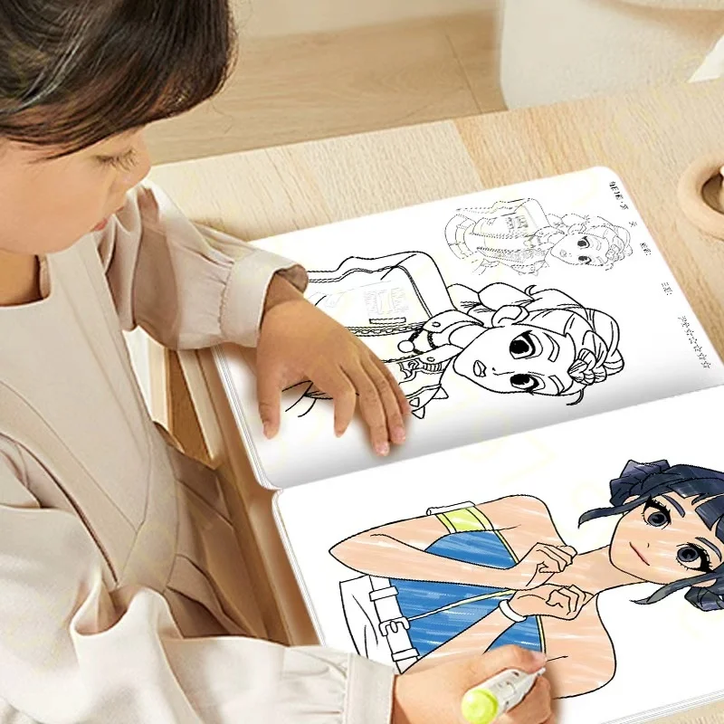 New KPop Demon Hunter Coloring Books Picture Book Peripheral Painting Book Line Drawing Children's Birthday Gift Christmas Gifts