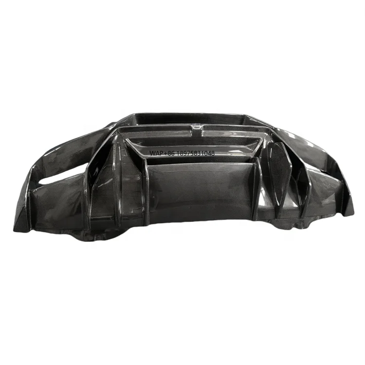 

For LP610 LP580 Carbon Fiber Rear Bumper Body Kit V-Style Diffuser New Automotive Components Car Bumpers