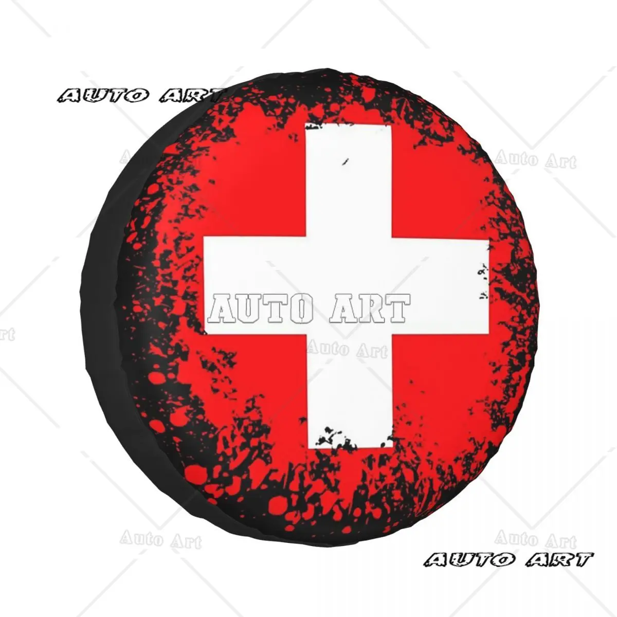 

Изготовленный на заказ чехол для запасного колеса с флагом Швейцарии для автомобиля, защитный чехол для колес автомобиля, универсальный чехол для грузовика, кемпинга, путешествий