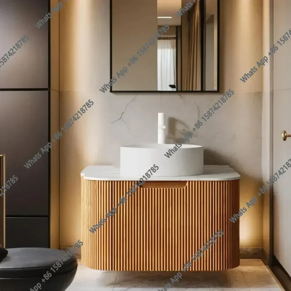 Picture 5: X5 Cabinet Floating With Marble Top&Basin Ultra-Thin Ceramic Nordic Modern Minimalist 24-Inch Bathroom Vanity W/Sink,Large Stora
