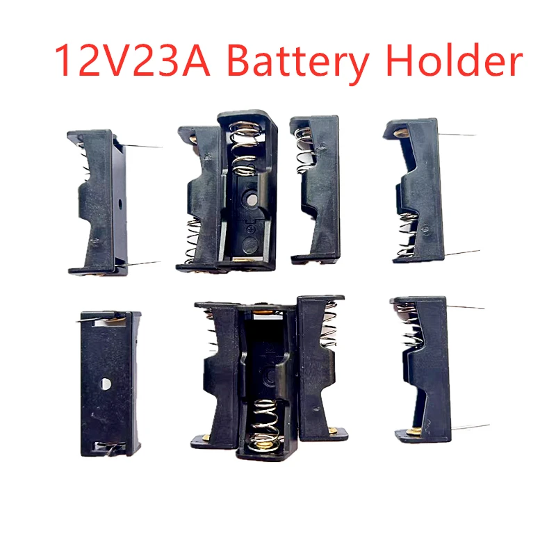 12V 23A Battery Holder With PCB Pin For 23A / A23 Battery Clip Holder Cell Box Case