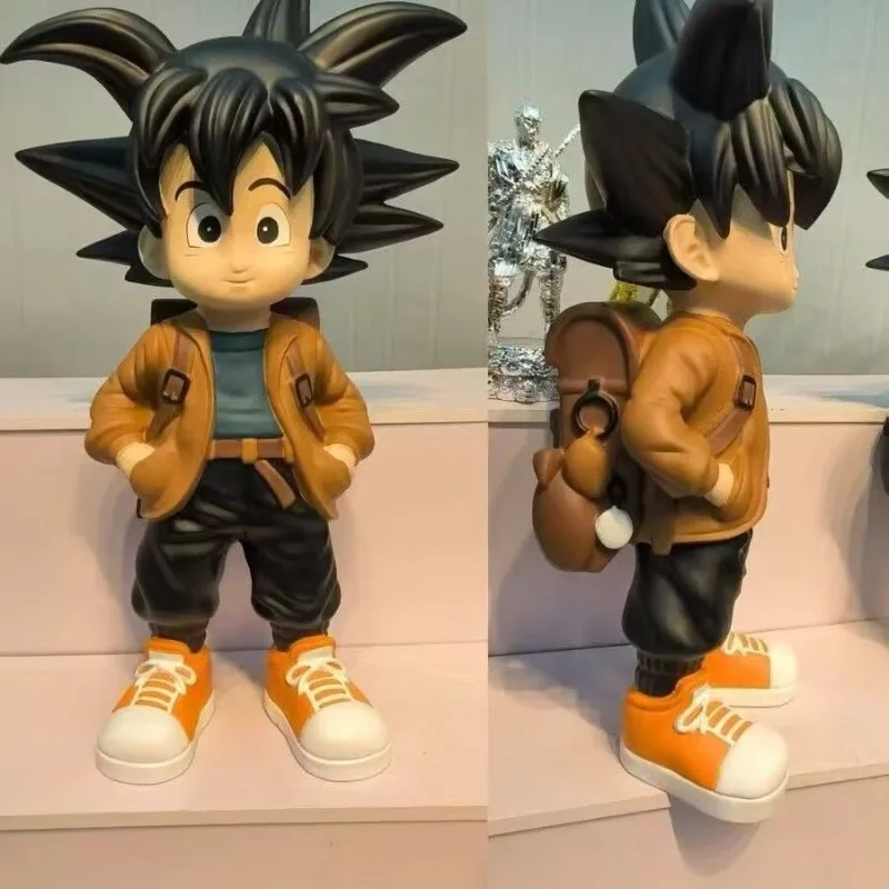 Dragon Ball Anime Figurine 80CM Action Figure Large Garage Kit Cartoon Wukong GK Resin Model Children's Toys Collection Gift