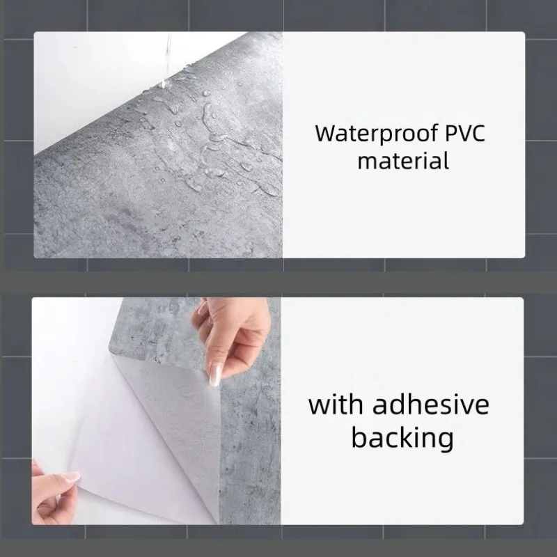 Tapeta samoprzylepna imitująca cement, wzór retro, naklejki ścienne do salonu, ściany tła, kawiarni, restauracji.