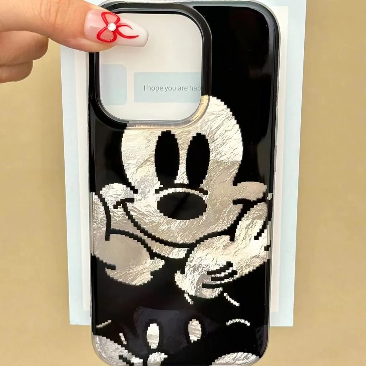 Mode Mickeys Minnies Hot Phone Case für Oppo A79 A58 A54s A53 A38 A33 A32 A31 A17 A16K A16 A15 A7 4G 5G Feder Textur Abdeckung