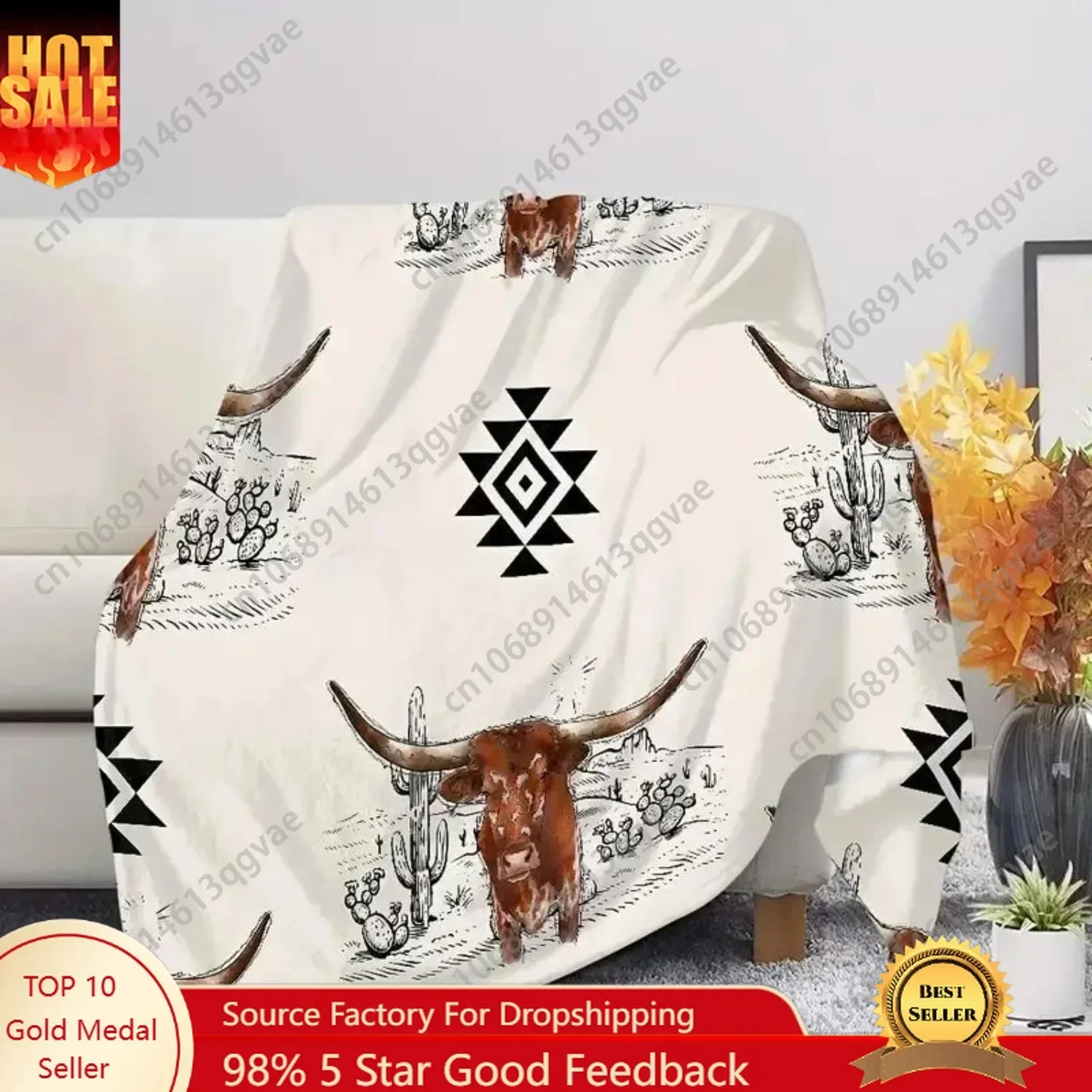 Cute Cow Print Flannel Blanket Cartoon Pattern Soft Comfortable Throw Blanket Warm Air-conditioning Quilt for Home Office Travel