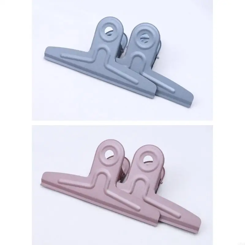 G8TA 300mmメタルクリップ大型ステンレス鋼バインダーペーパークランプメタルバインダーペーパークリップクラフト描画板フードバッグ写真