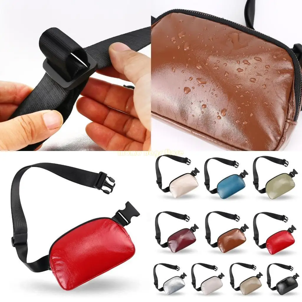 

X90D Fashion PU Fanny Pack for Women Waist Bags Shoulder Bag Travel Phone