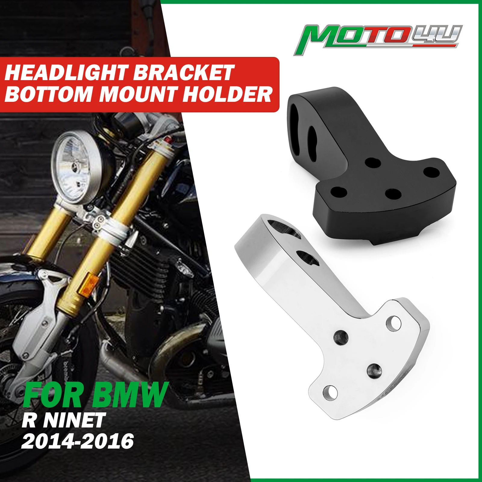 

For BMW R Ninet R nine t R9 t Rninet 2014 2015 2016 Motorcycle Accessories Headlight Bracket Bottom Mount Holder