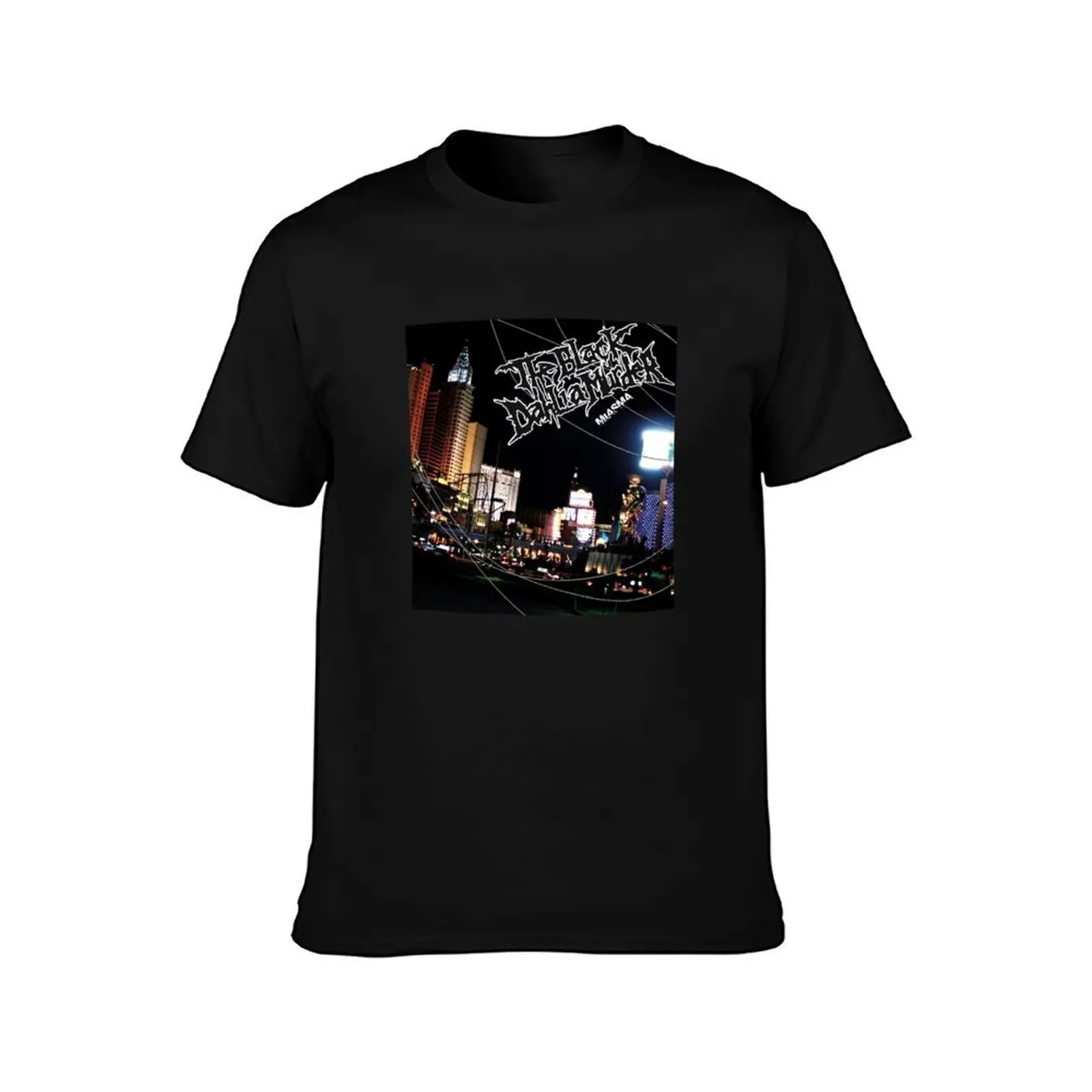 The Bláck Dáhlíá Múrdér Miasma Album Cover T-Shirt Large Size Casual Short Sleeve Top